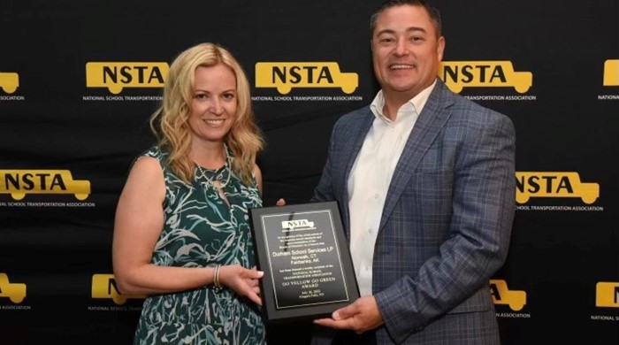 Durham Awarded NSTA’s 2022 Go Yellow, Go Green Award for its strong commitment to clean, green fleets