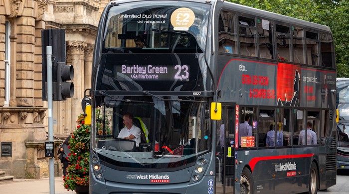 National Express West Midlands service changes from 24 April 2022
