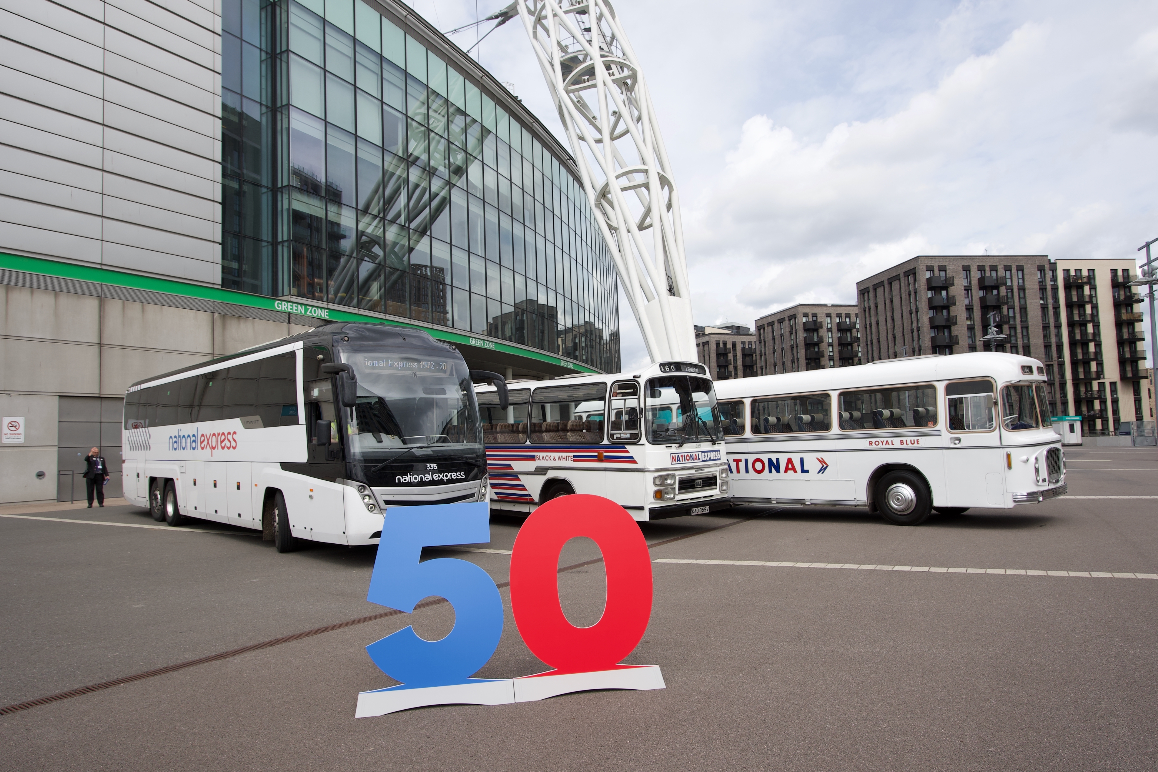 50th Anniversary Coach Line Up and Logo