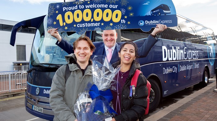 Thanks a million: Dublin Express welcomes one million customers in 2022