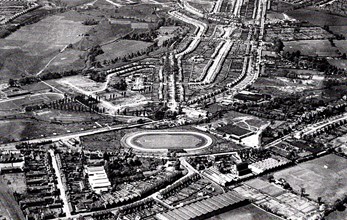 Historic image of old Perry Barr site and surrounding area