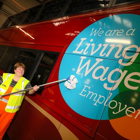 Nxwm Living Wage Bus And Eileen Whitmore 2 (1)