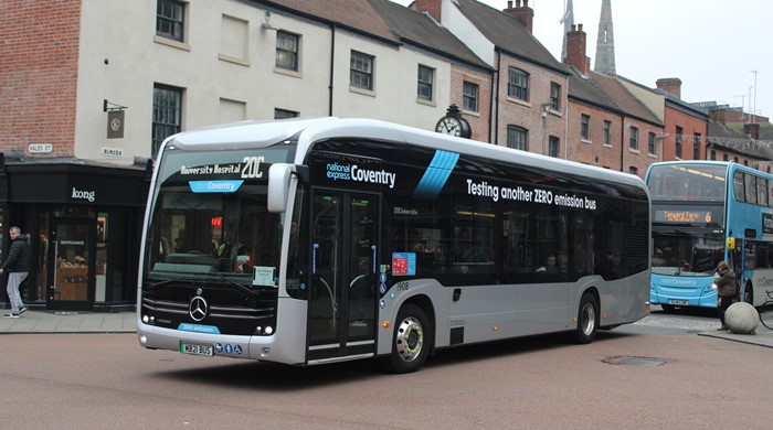 Mercedes-Benz eCitaro trials conclude at National Express Coventry